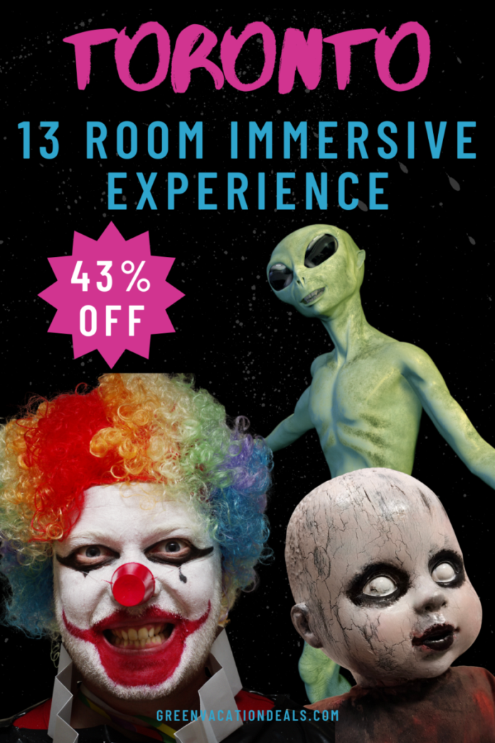 43% off aticke tto the 13 room immersive experience in Toronto