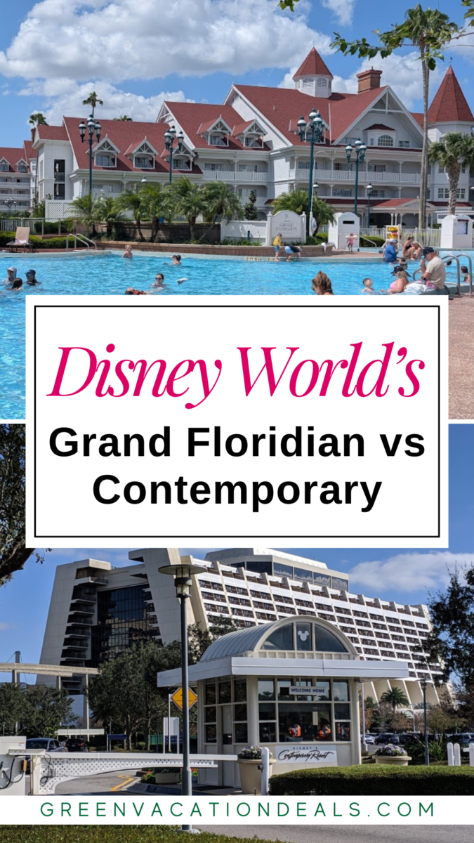 Disney World's Grand Floridian vs Contemporary
