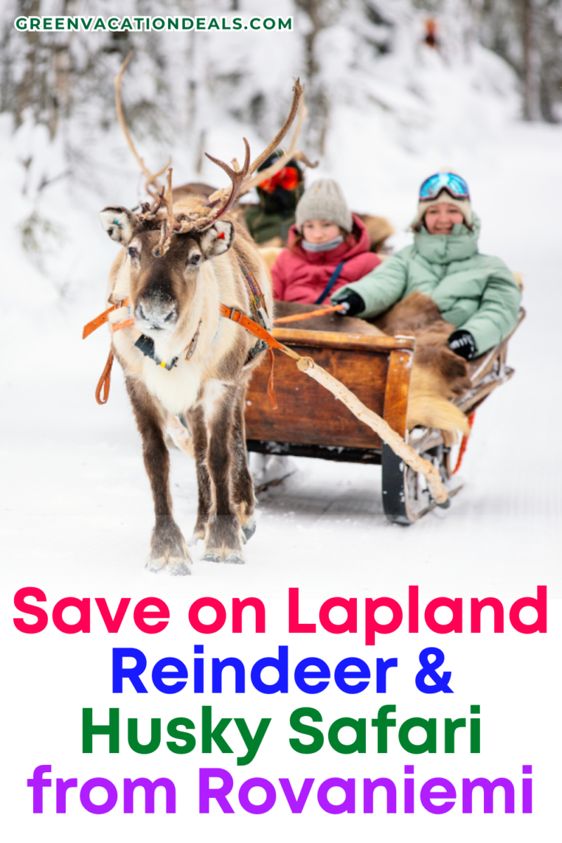 Save on Lapland Reindeer and Husky Safari from Rovaniemi