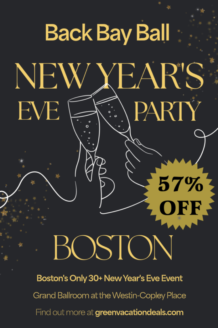Back Bay Ball Boston New Years Eve Party Coupon Discount Save money with a coupon for 57% off the Back Bay Ball in Boston, a New Year's Eve Party