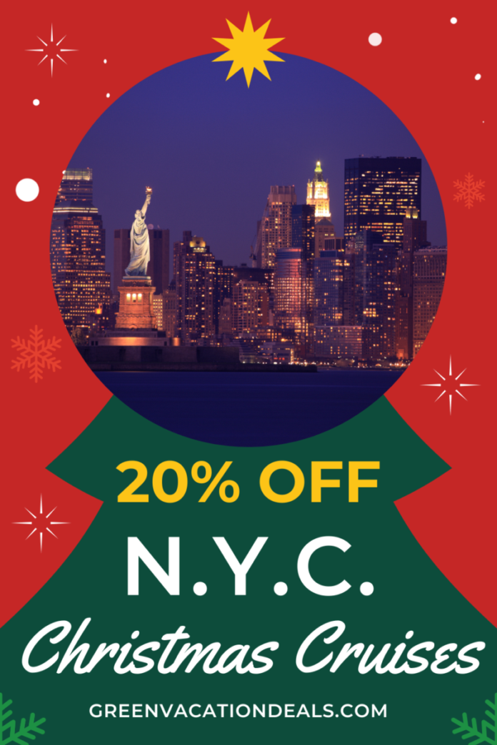 20% off a New York City CHristmas Cruise