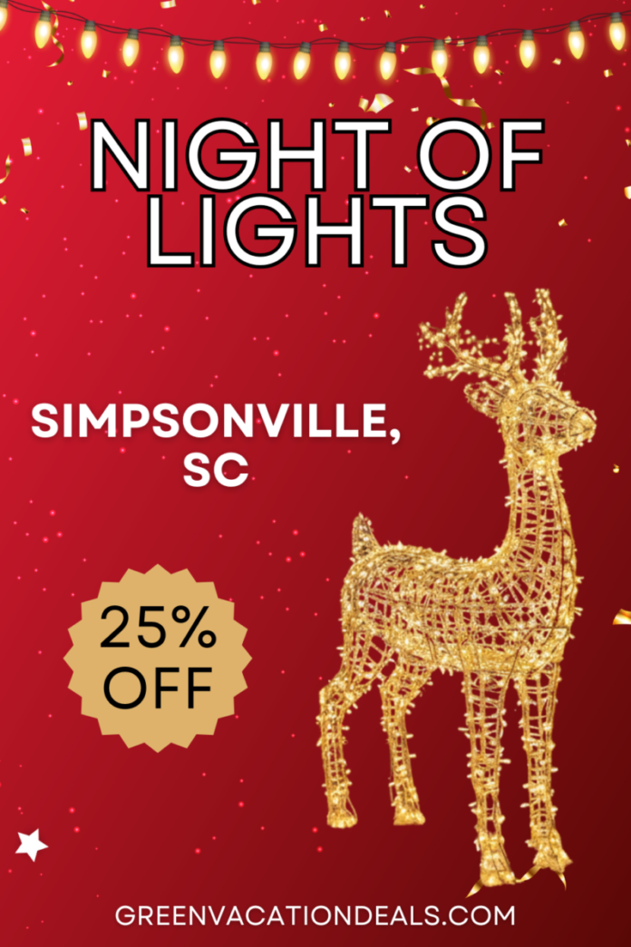 Night of Lights Simpsonville SC Coupon