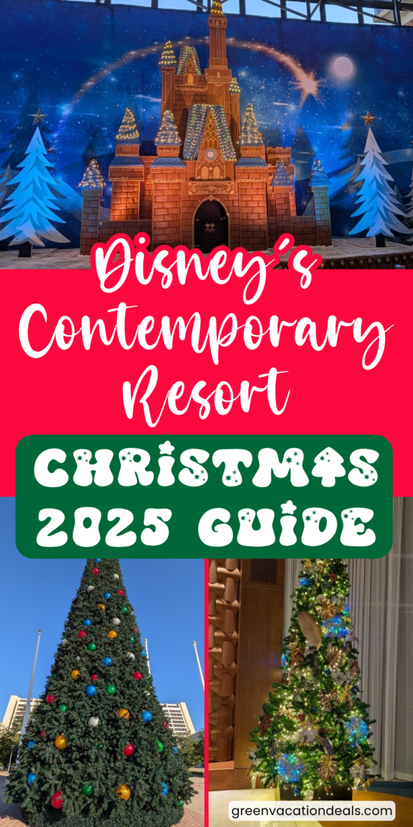 Disney's Contemporary Resort Christmas 2025 Guide