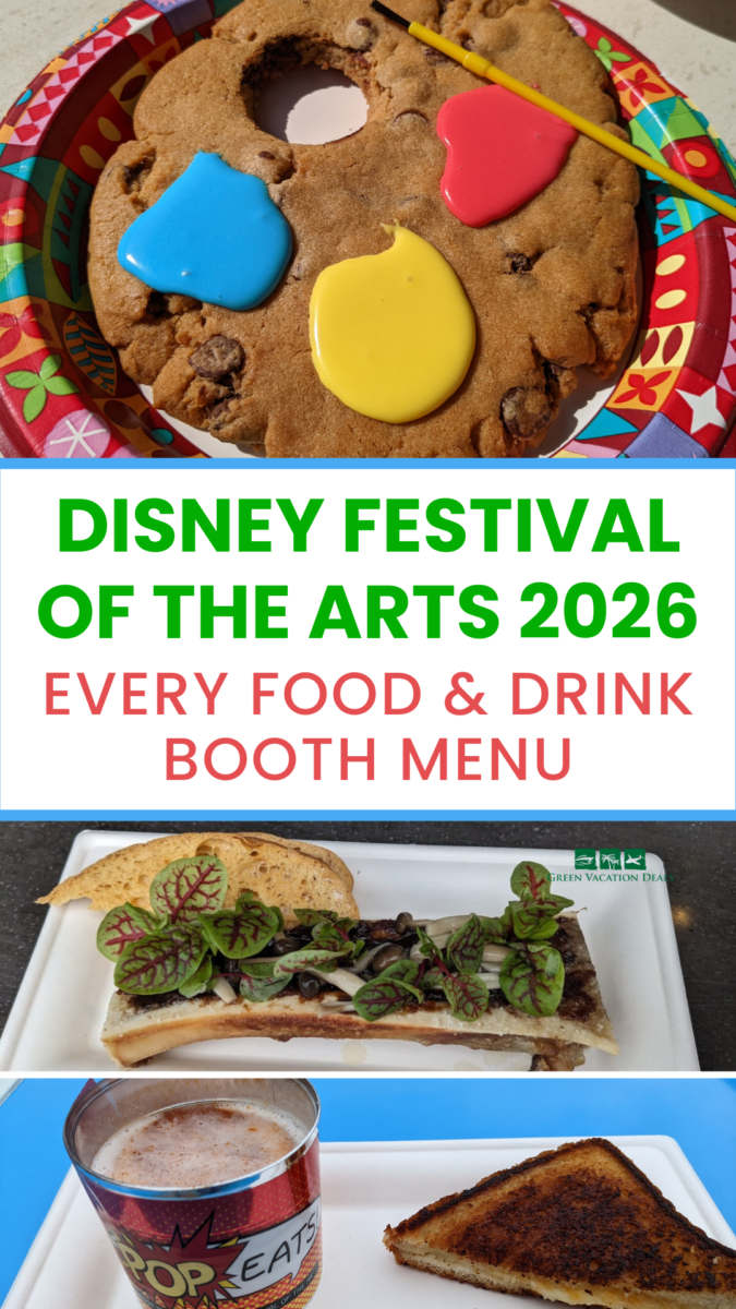 Disney Festival of the Arts 2026 Every Food and Drink Booth Menu