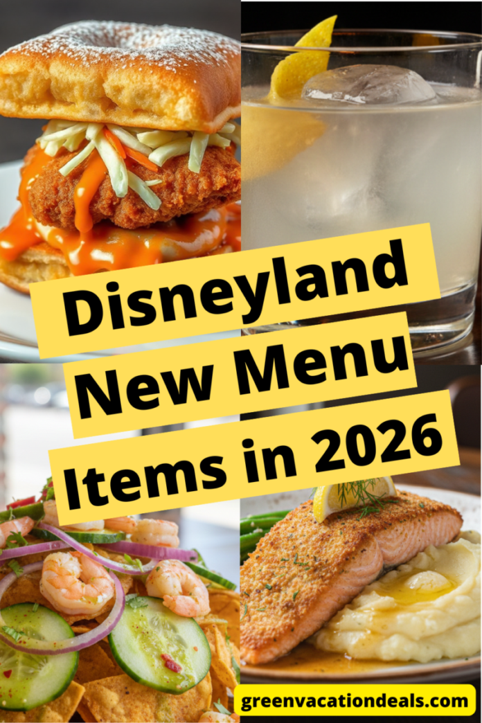 Check out the new food & drinks coming to the Disneyland Resort in 2026