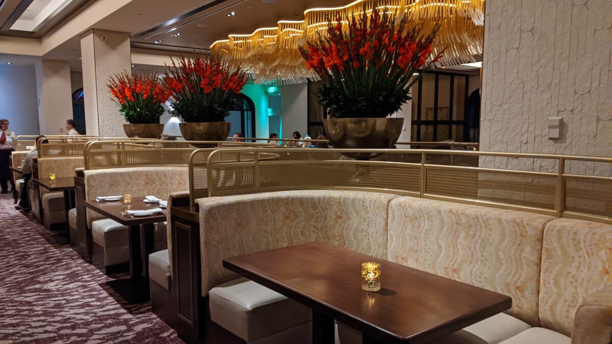 I love the decorations up at Topolino's Terrace at Disney's RIviera Resort in Orlando, Florida.