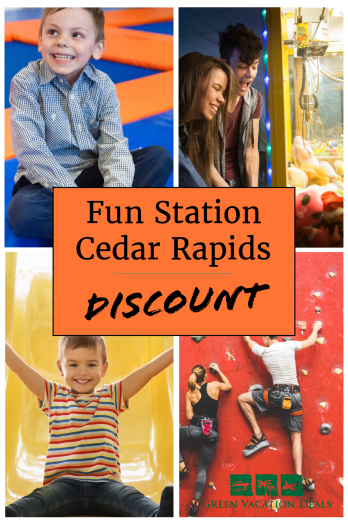 Save money with a discount ticket for Fun Station Cedar Rapids