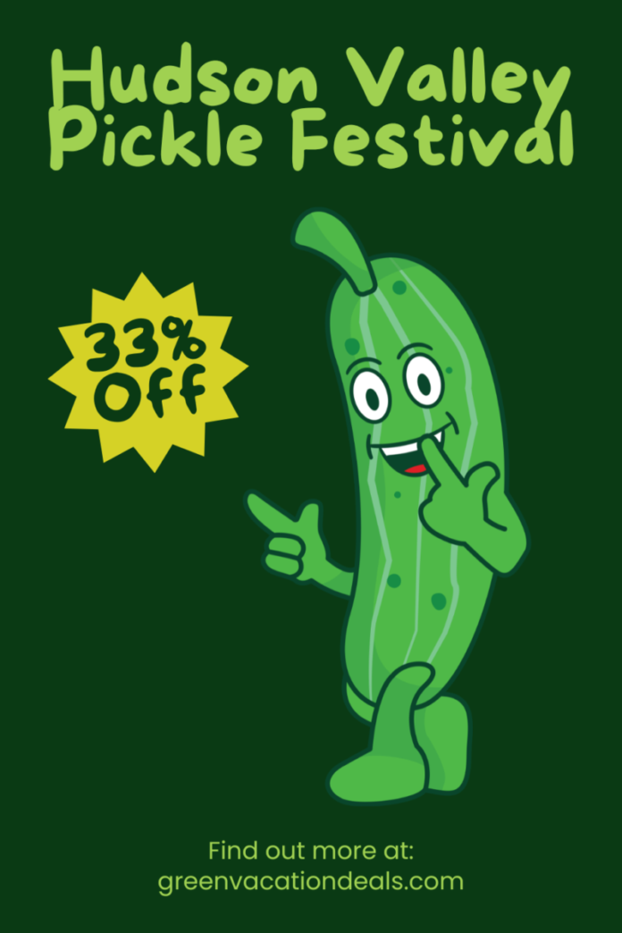 Hudson Valley Pickle Festival Coupon for 33% off