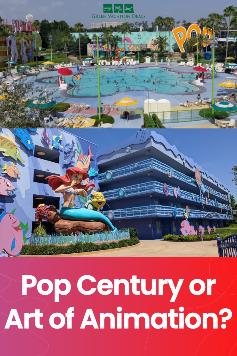 Pop Century or Art of Animation at Disney World?