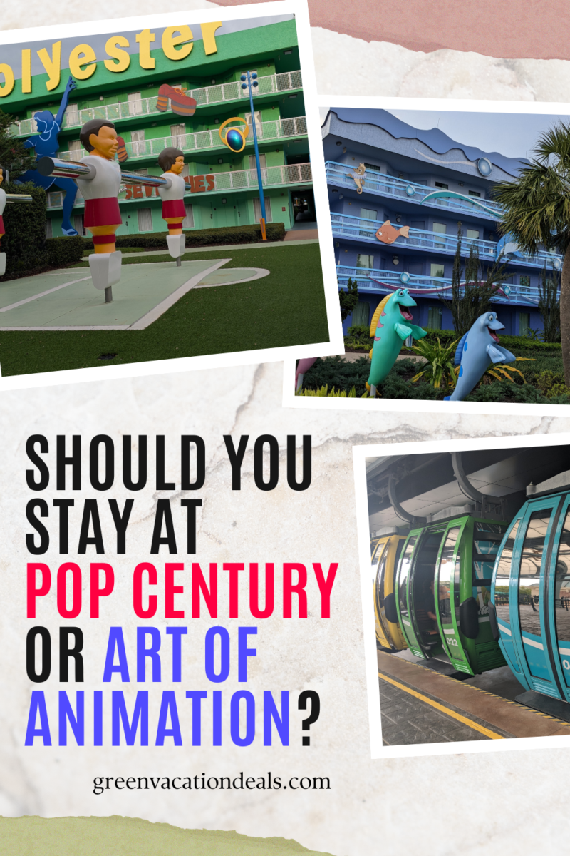 Should you stay at Pop Century or Art of Animation?