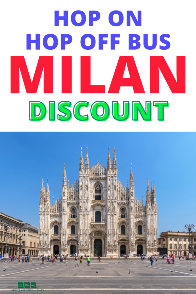 Hop On Hop Off Bus Milan Discount