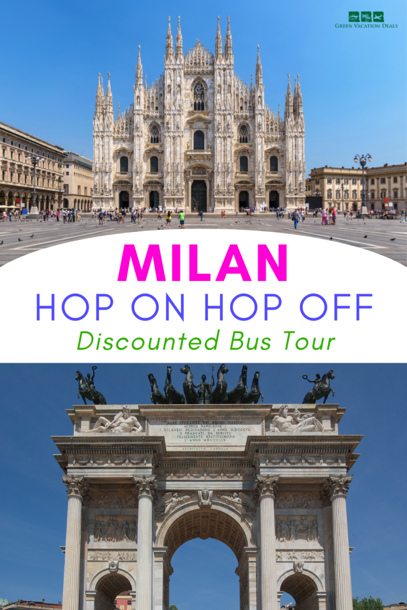 Discounted Hop On/Hop Off Bus Tour in Milan