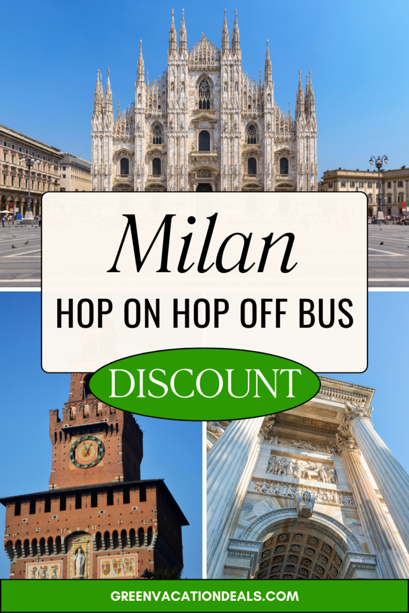 How to save money with a discount on a Milan Hop On Hop Off Bus Tour