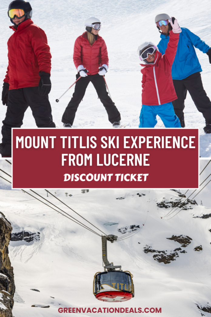 Discount ticket price for a Mount Tiltlis Ski Experience from Lucerne, Switzerland