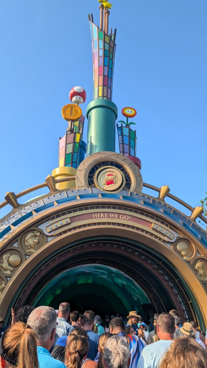 The entrance to Super Mario Land at Epic Universe