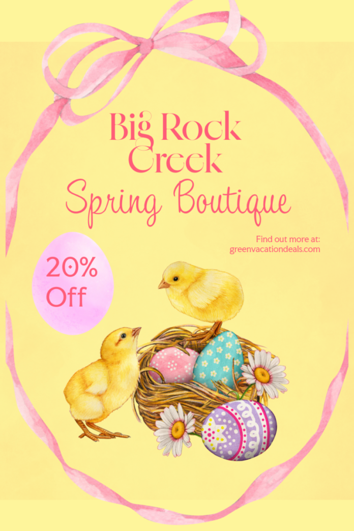 Big Rock Creek Spring Boutique Coupon