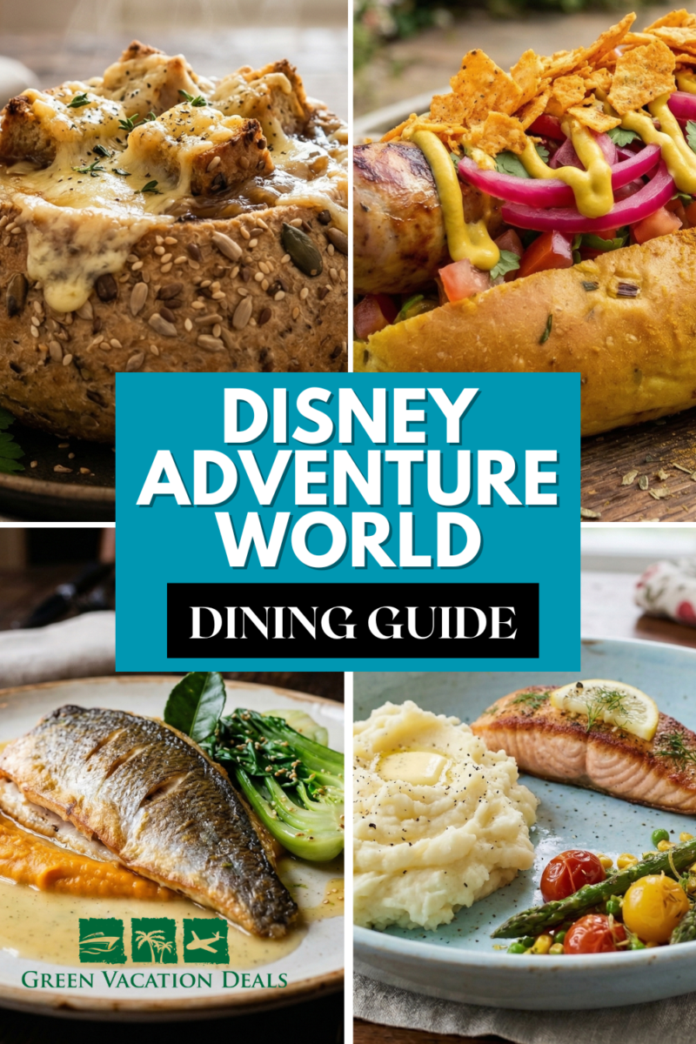 Disney Adventure World Dining Guide Disney Adventure World Dining Guide