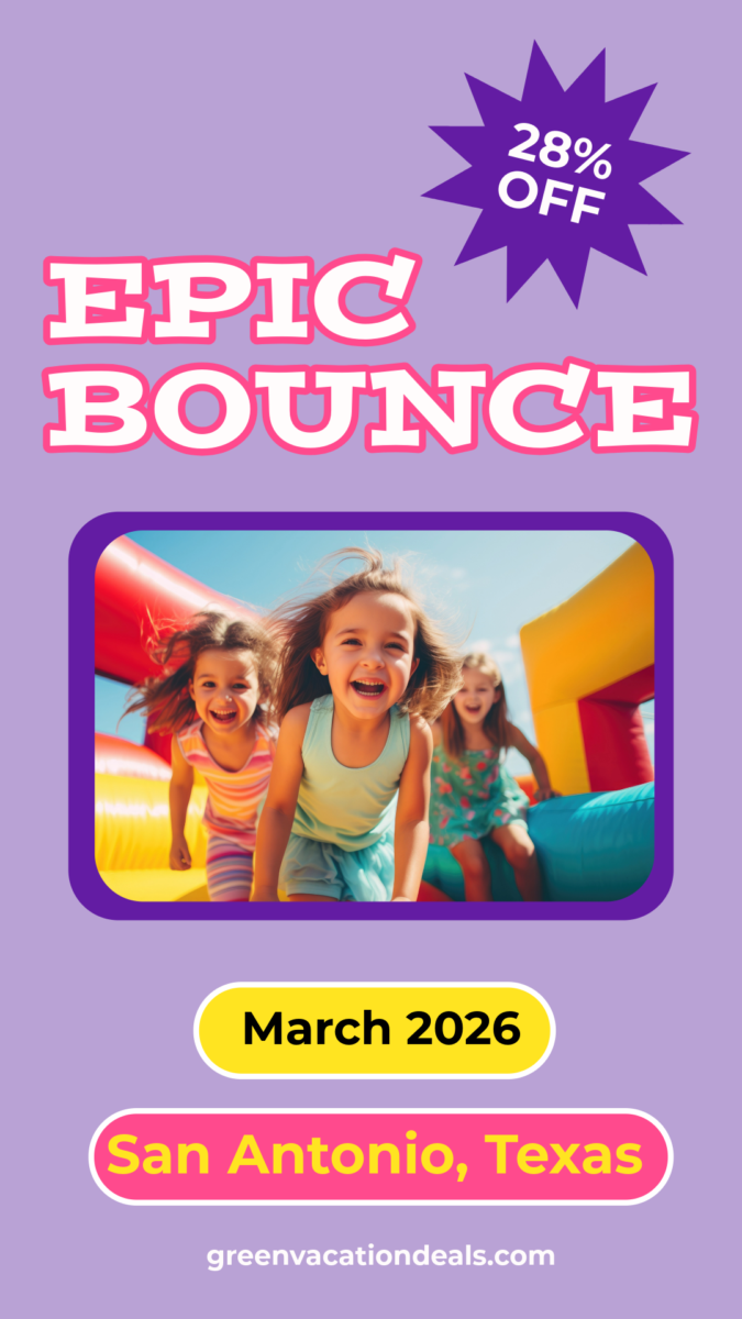 Epic Bounce San Antonio Coupo Save money with a coupon for Epic Bounce in San Antonio, Texas