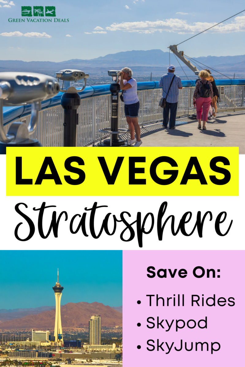 Las Vegas Stratosphere - save on thrill rides, Skypod and SkyJump