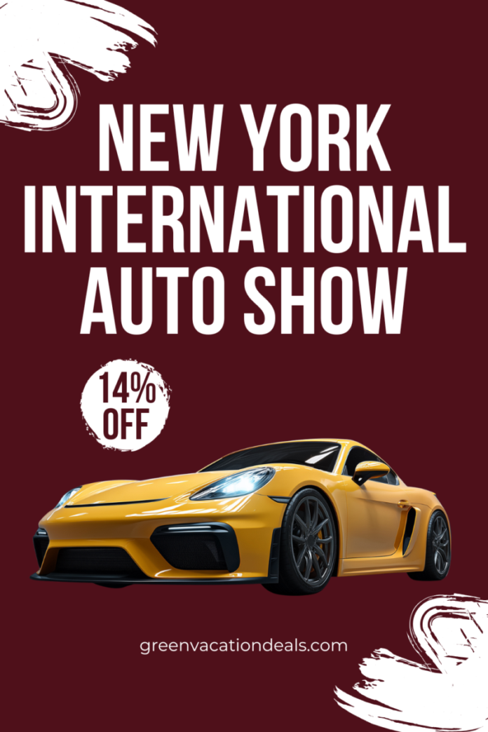 14% off tickets to the New York International Auto Show
