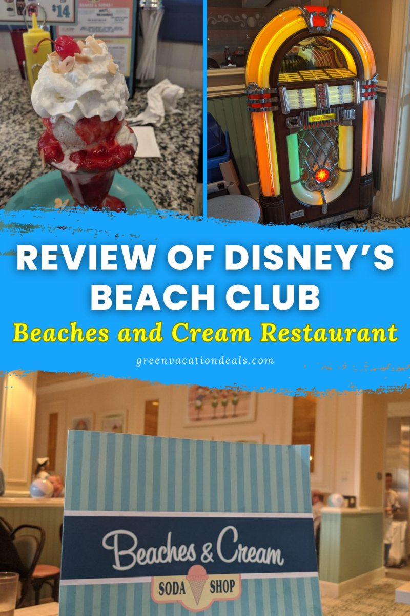 Review of Disney's Beach Club Beaches and Cream restaurant