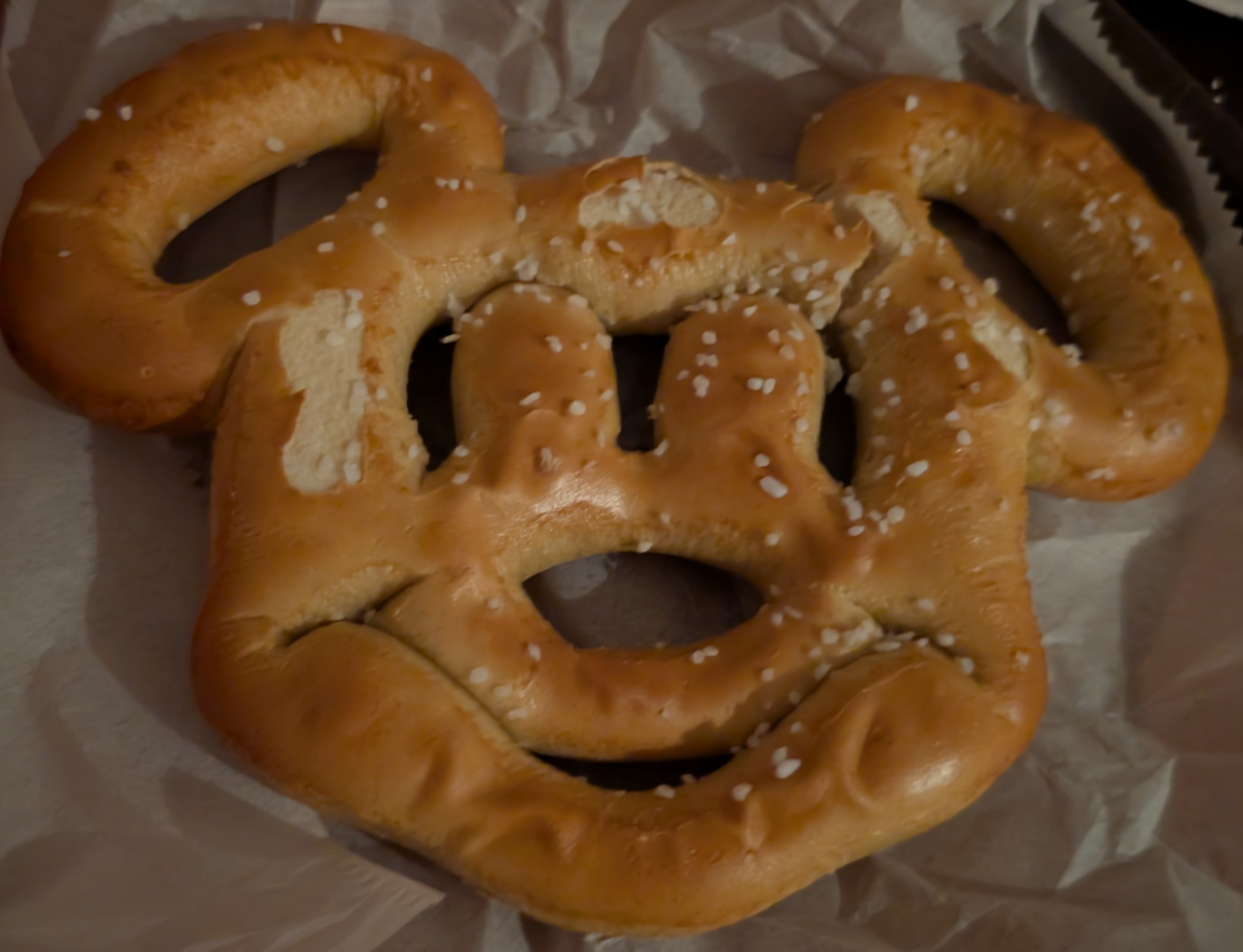 A Mickey pretzel from Walt Disney World