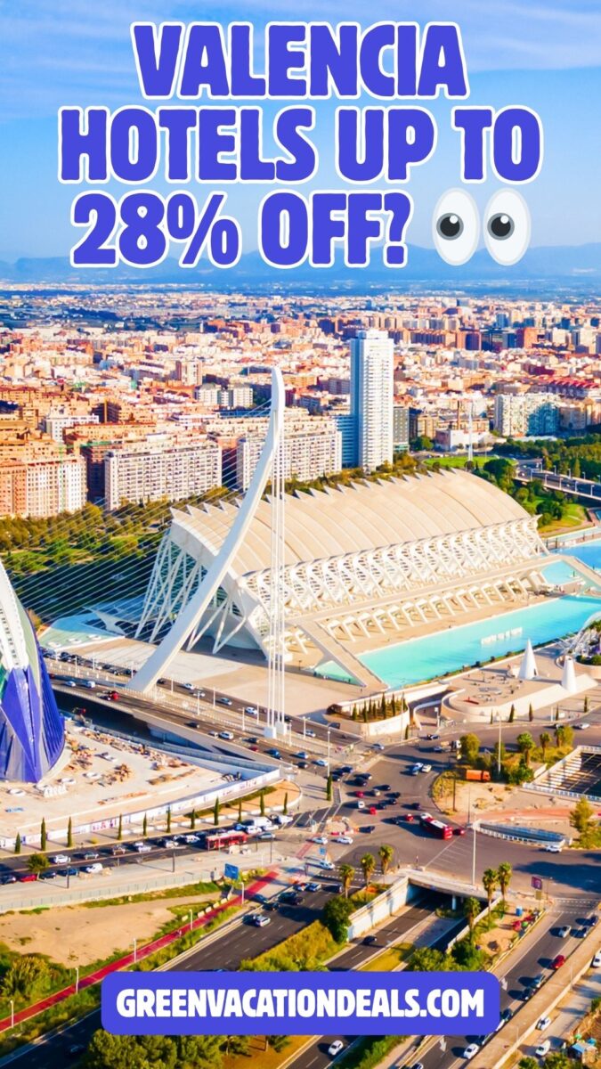 Valencia hotels on sale for up to 28% off