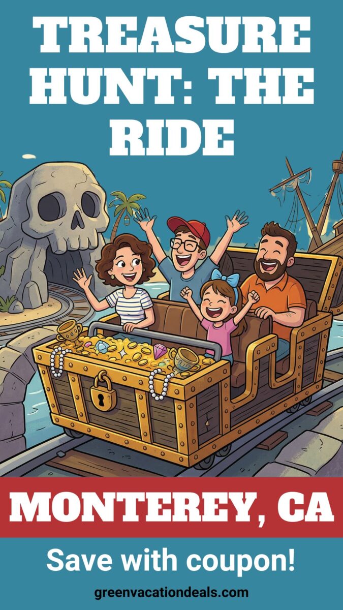 Treasure Hunt The Ride Monterey California Coupon Treasure Hunt: The Ride Monterey CA Coupon