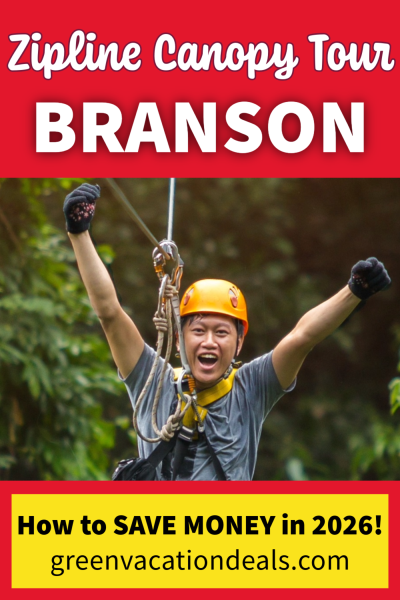 Zipline Canopy Tour in Branson - how to save money in 2026