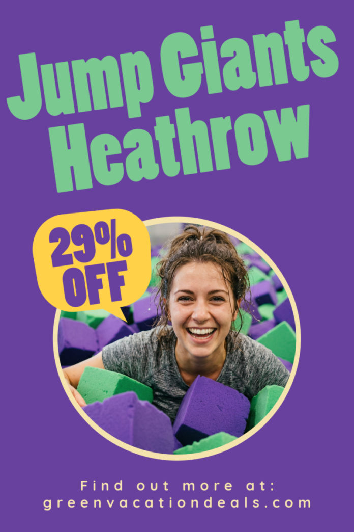 Discount ticket for 29% off Jump Giants Heathrow