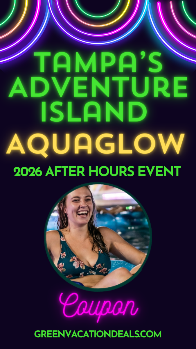Aquaglow Adventure Island Tampa Waterpark Coupon Tampa's Adventure Island AquaGlow 2026 After Hours Event Coupon