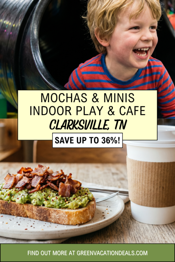 Mochas and Minis Indoor Play and Cafe Clarksville TN Coupon: Save up to 36%