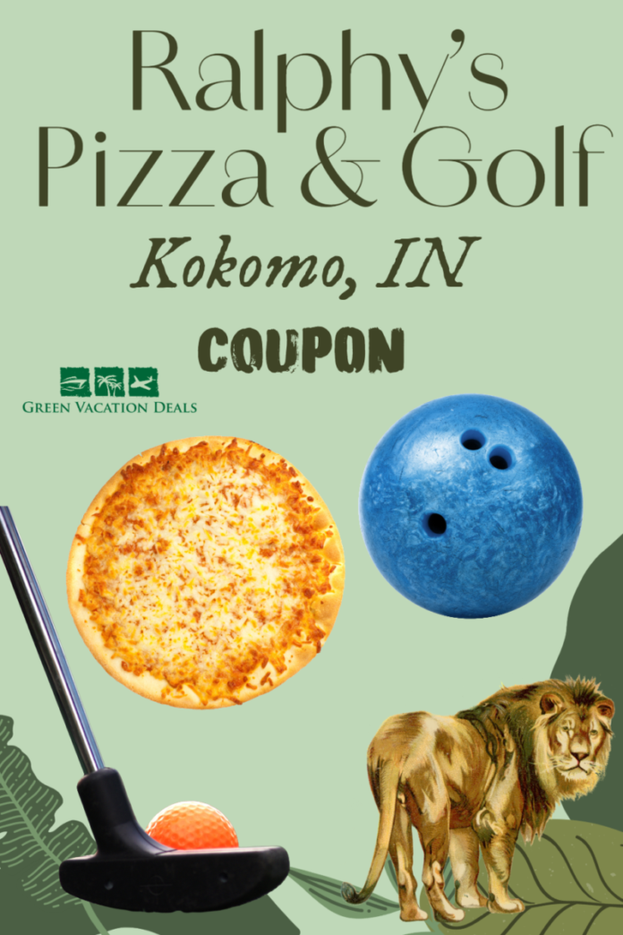 Ralphy's Pizza and Golf Kokomo Indiana Coupon