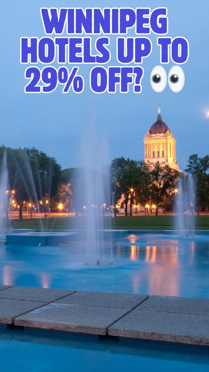 Save up to 29% on hotels in Winnipeg