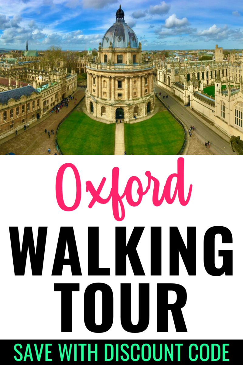 Oxford Walking Tour - Save with Discount Code