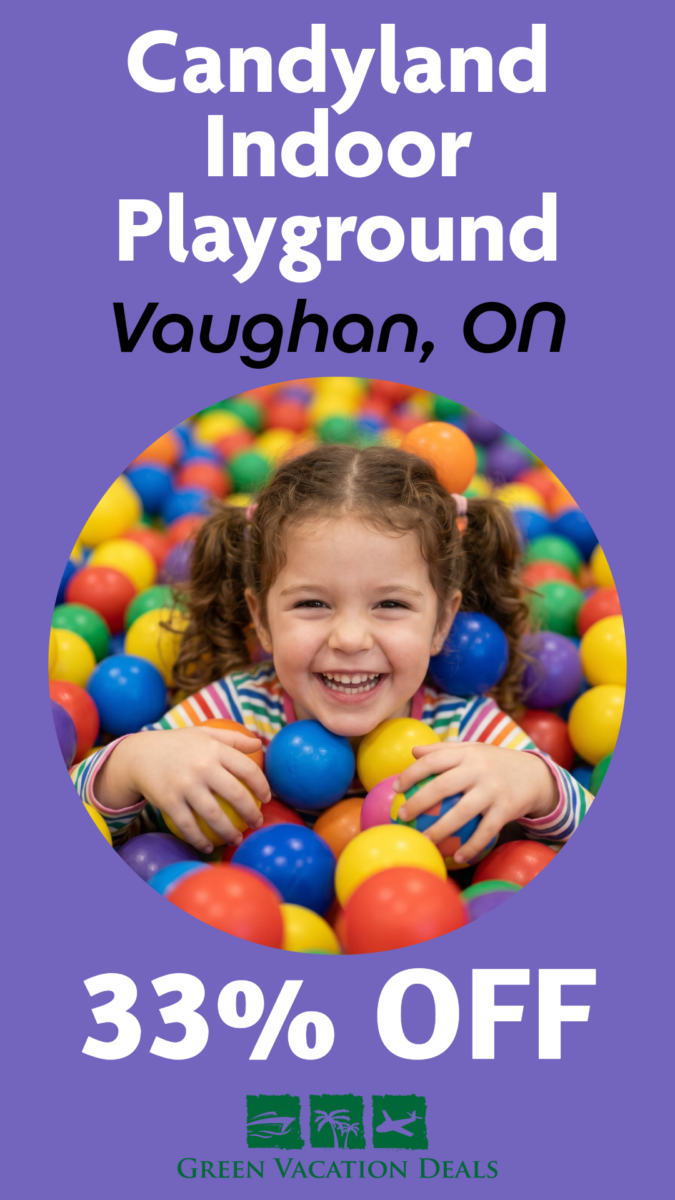 Candyland Indoor Playground Vaughan Ontario Coupon 33% off admission to Candyland Indoor Playground in Vaughan, ON