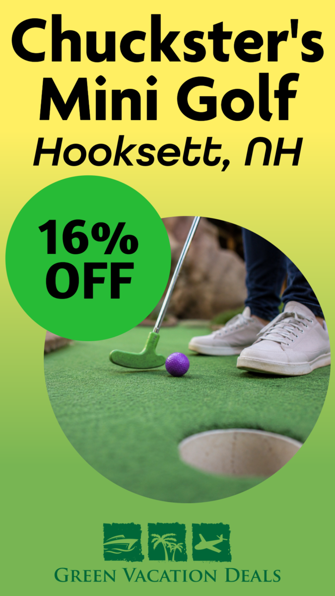 Chuckster's Mini Golf Hooksett NH Coupon