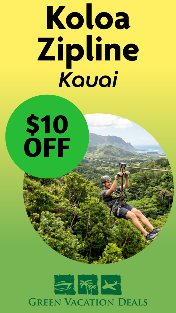 Koloa Zipline Coupon Koloa Zipline Kauai: $10 Off Ticket