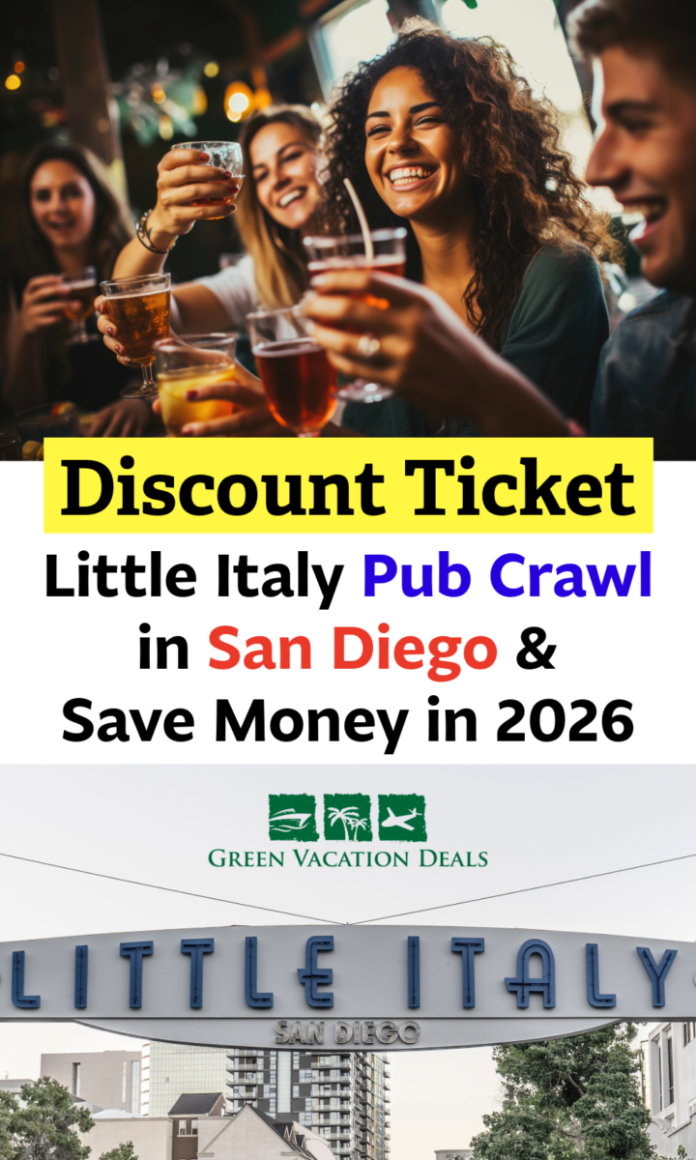 Little Italy Pub Crawl San Diego Discount Ticket