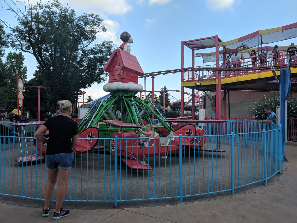 A picture of Snoopy vs. Red Baron at Kings Island in Cincinnati, OH