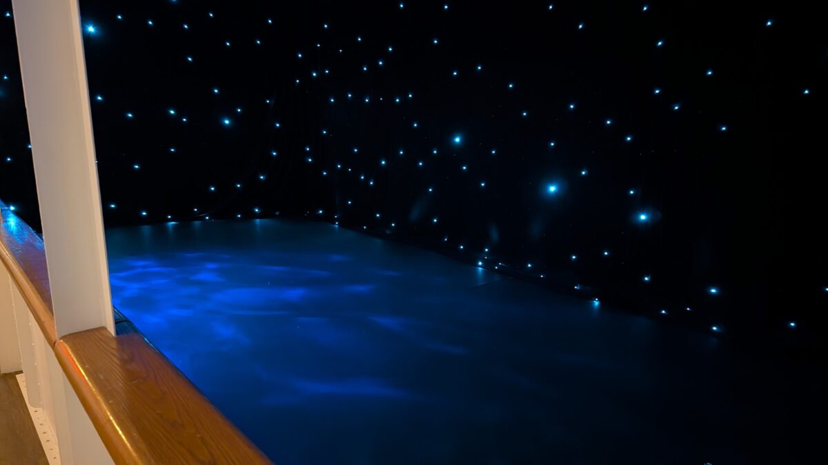 You can feel like you are looking over the deck at Titanic The Exhibition