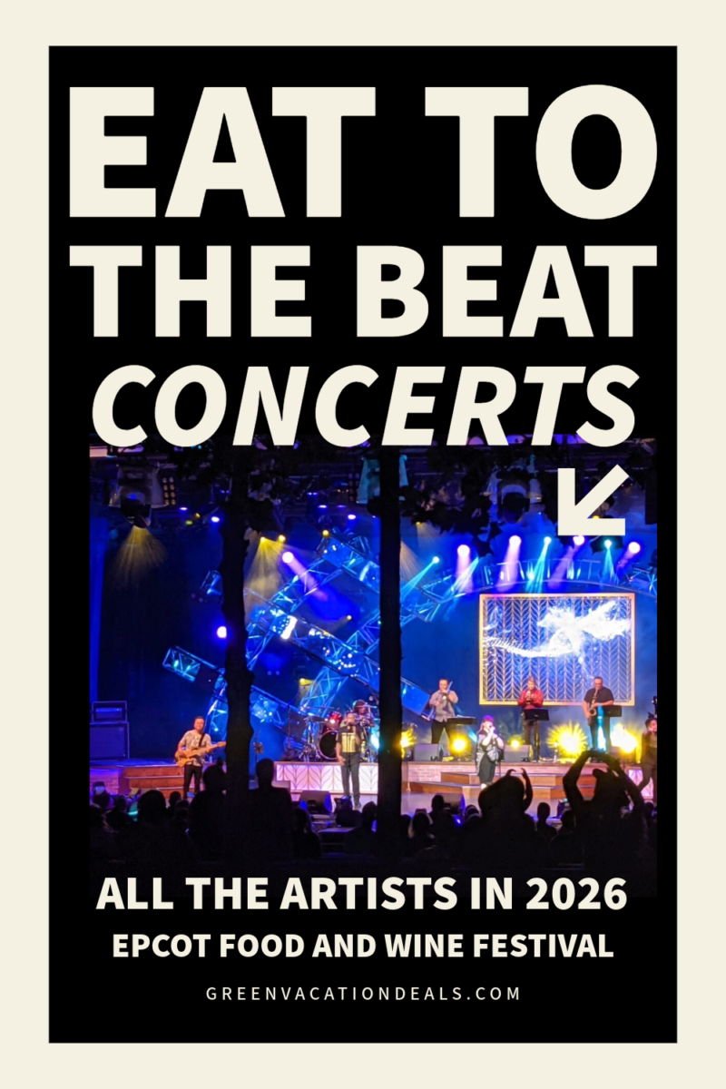 Eat to the Beat Concerts - all the artists in 2026 at the Epcot Food and Wine Festival
