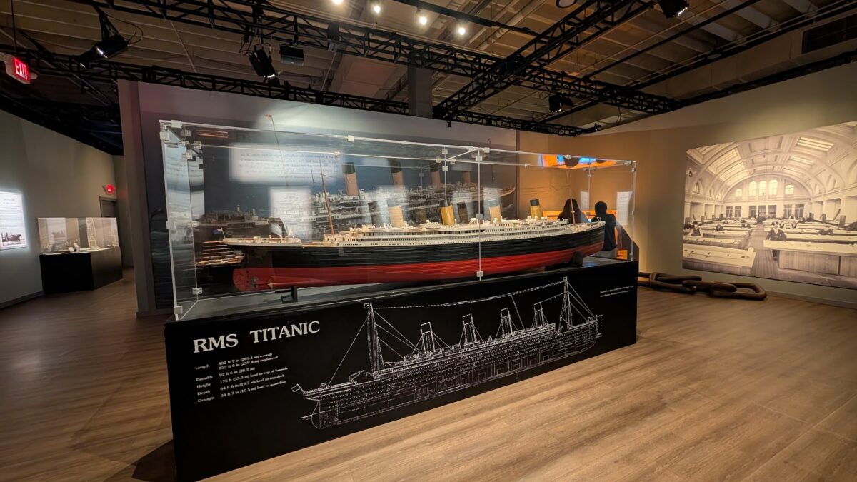 See how RMS Titanic was built during Titanic The Exhibiton
