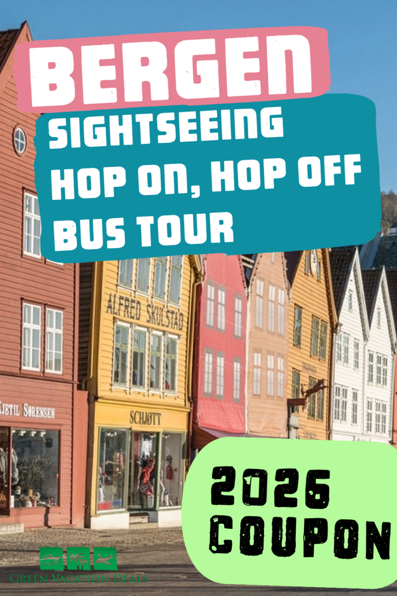 2026 Bergen sightseeing hop on, hop off bus tour coupon code