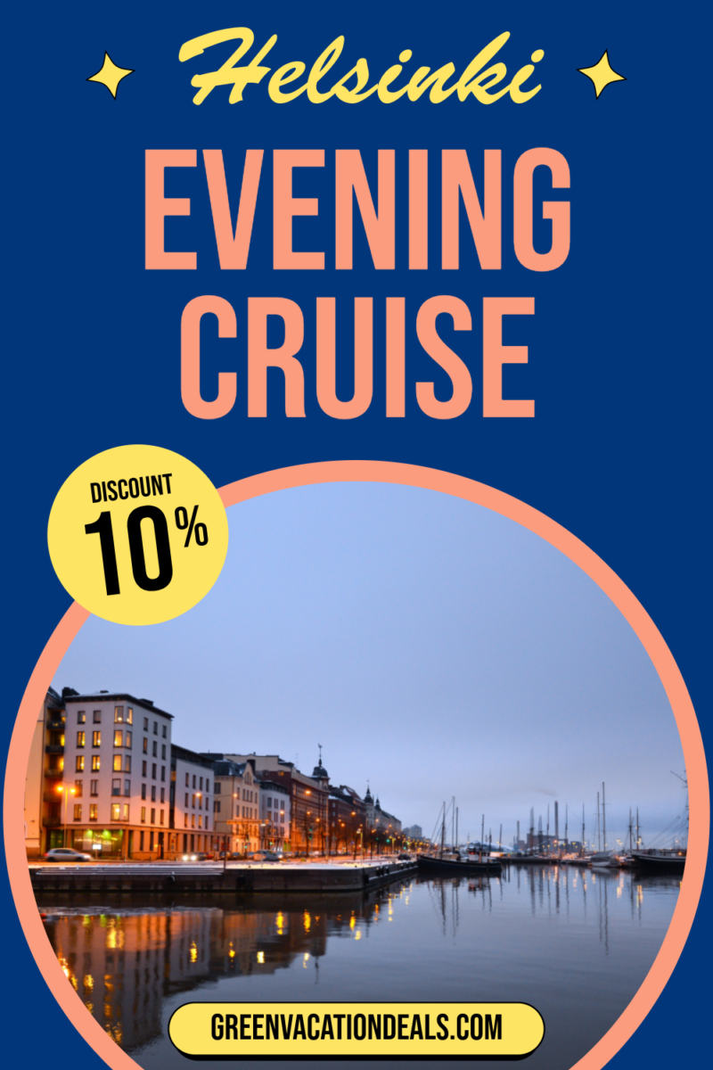 Save on a Helsinki evening cruise with a 10% discount