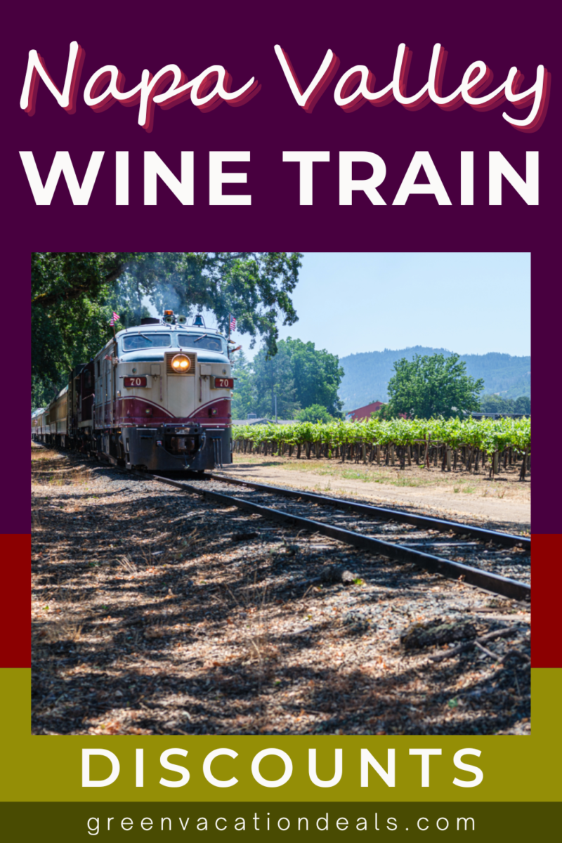 Napa Valley Wine Train discounted experiences