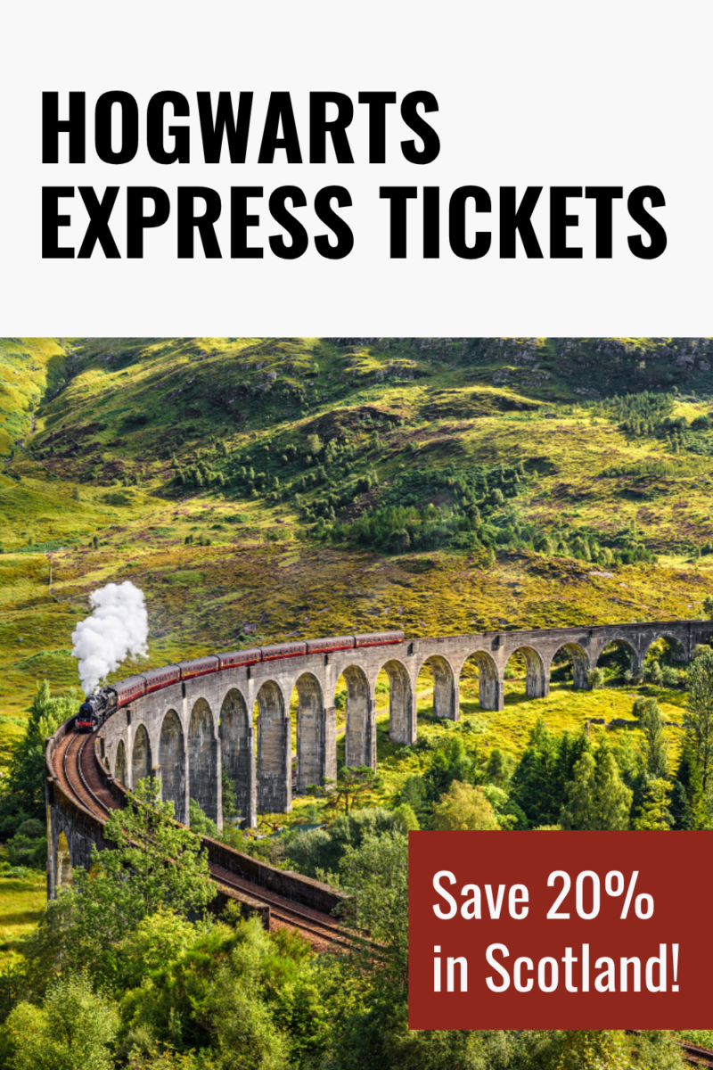 Hogwarts Express tickets - save 20% in Scotland!