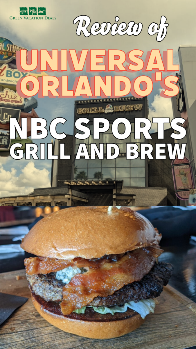 Review of Universal Orlando's NBC Sports Grill and Brew