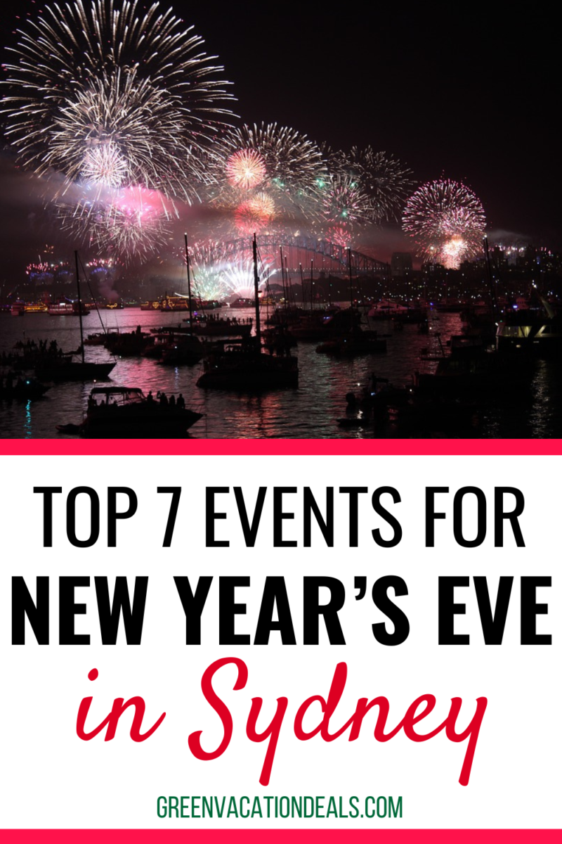 Top 7 events for New Year’s Eve in Sydney