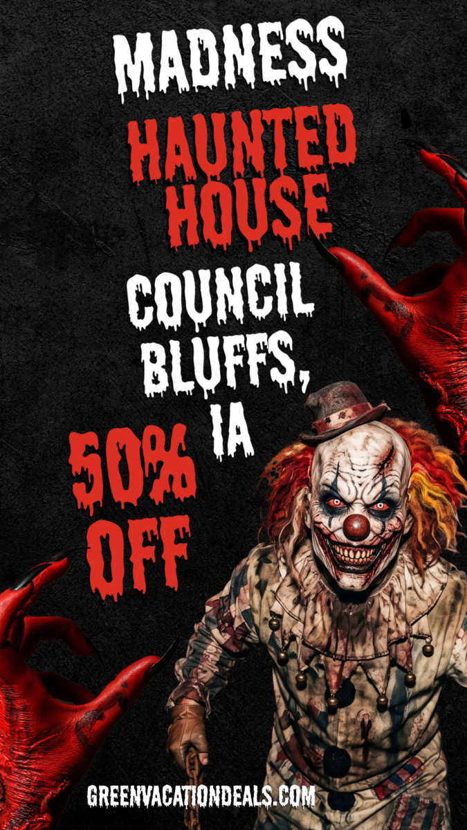 Madness Haunted House Council Bluffs Iowa Coupon Madness Haunted House Council Bluffs Iowa: 50% Off Coupon